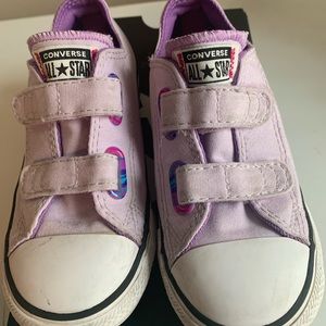 Toddler converse purple